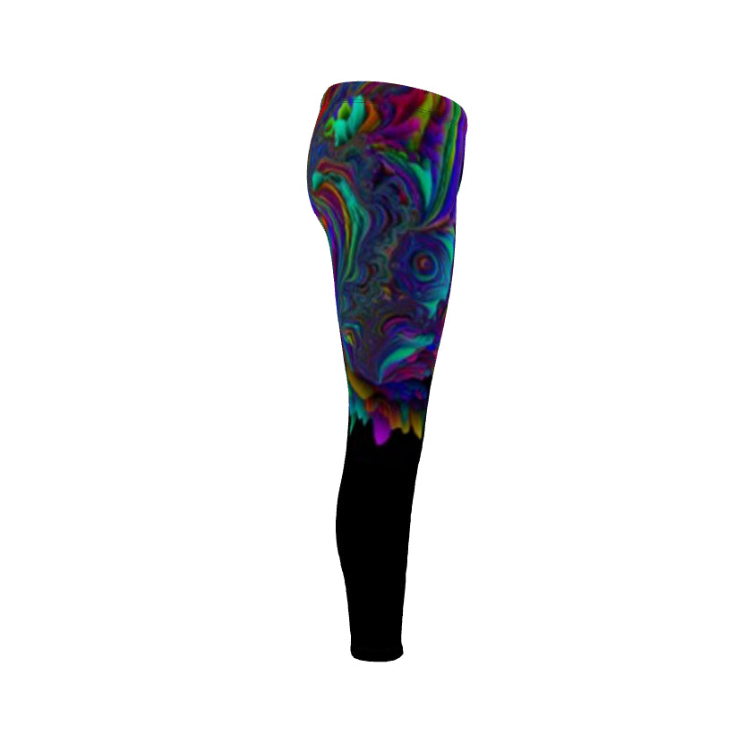 Fractal Phoenix Full-Length Leggings