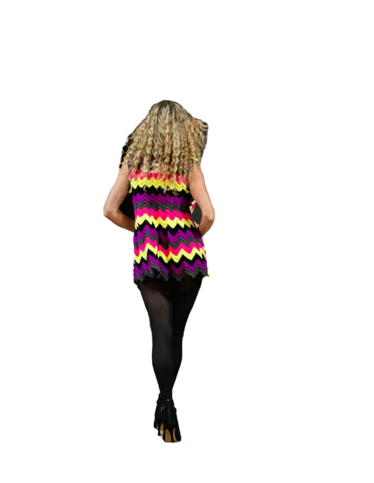 Zigzag Radiance Crochet Vest