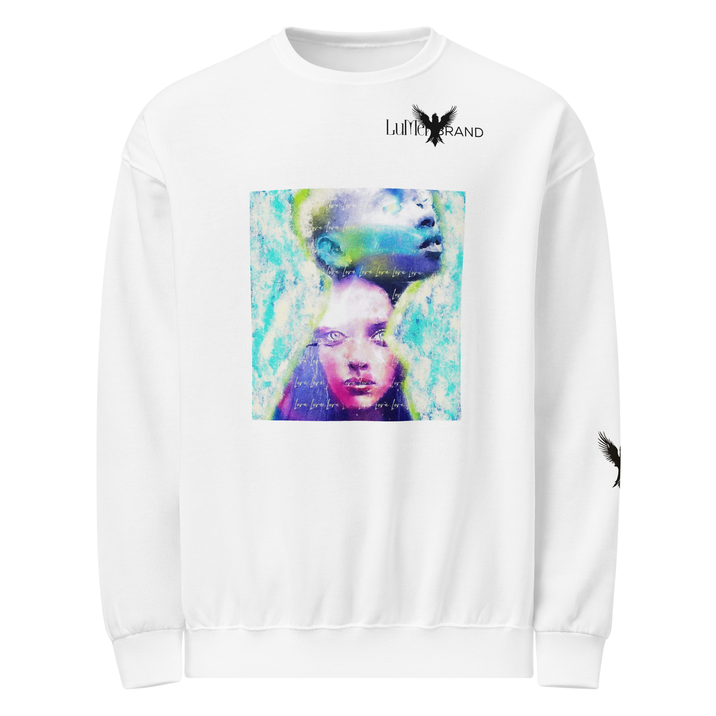 Crew Neck Sweatshirt - Love