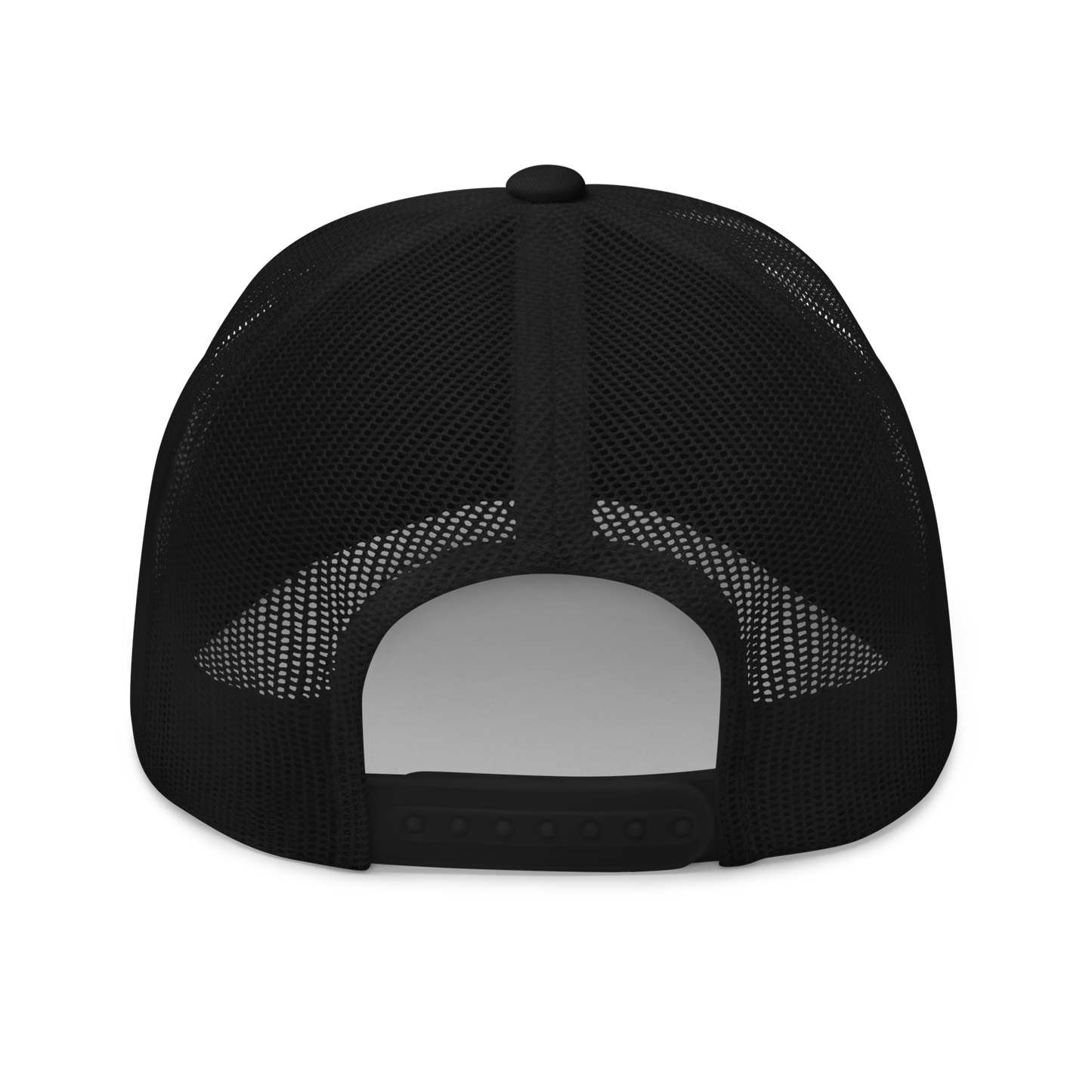 Black Retro Trucker Hat – LuMen Brand Logo