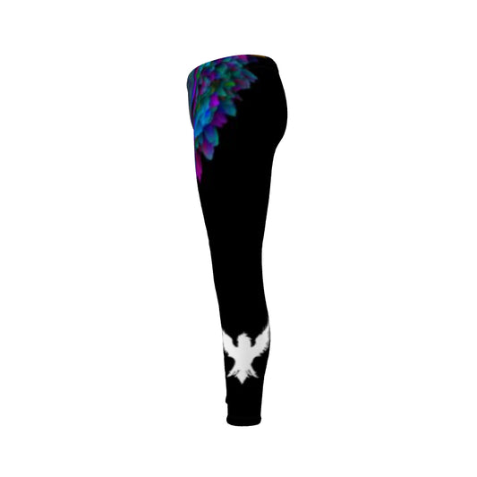 Fractal Phoenix Full-Length Leggings