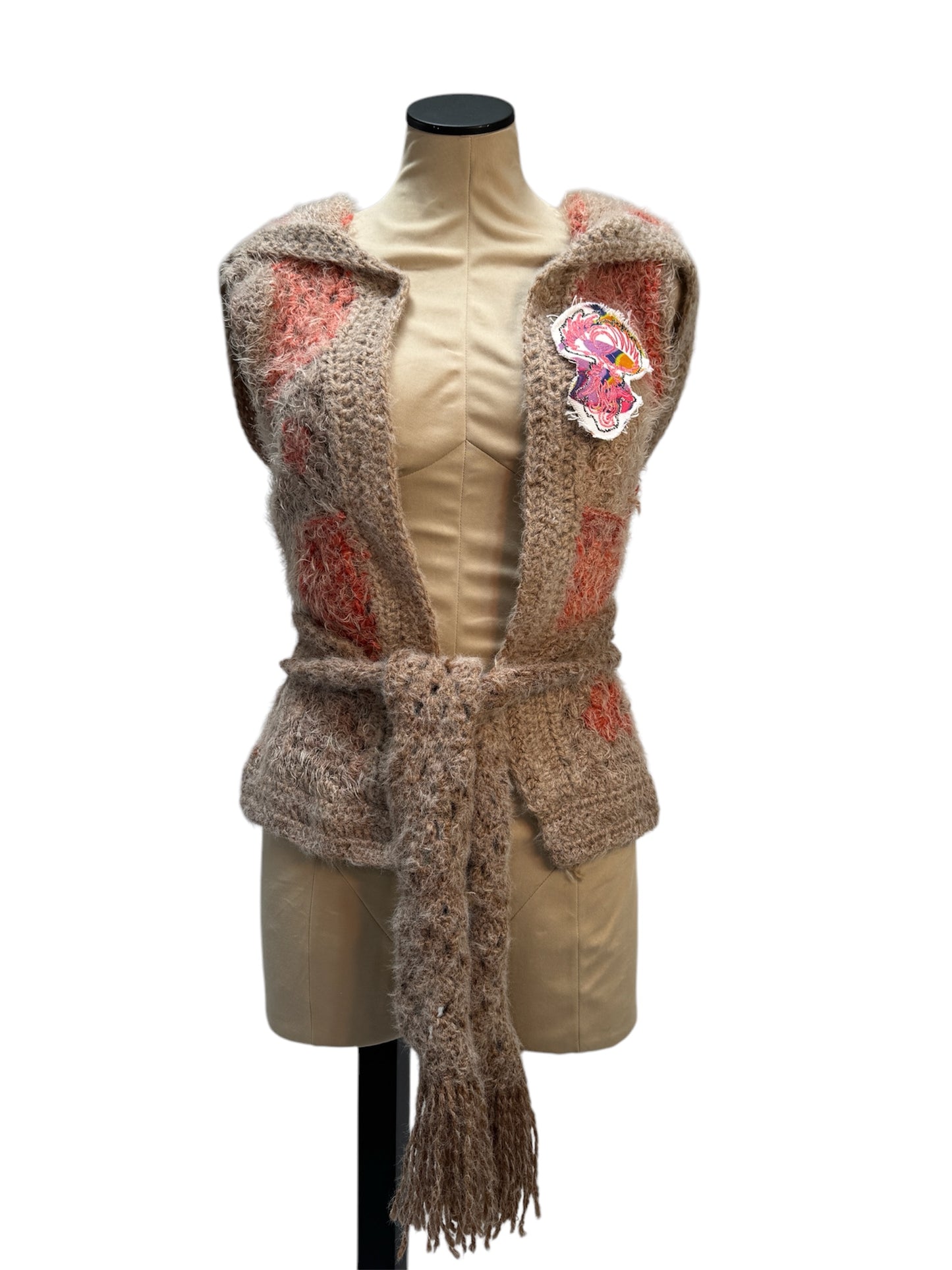 Handcrafted Granny Square Crochet Vest